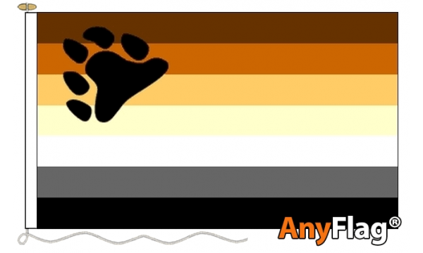 Gay Pride Bear Custom Printed AnyFlag®
